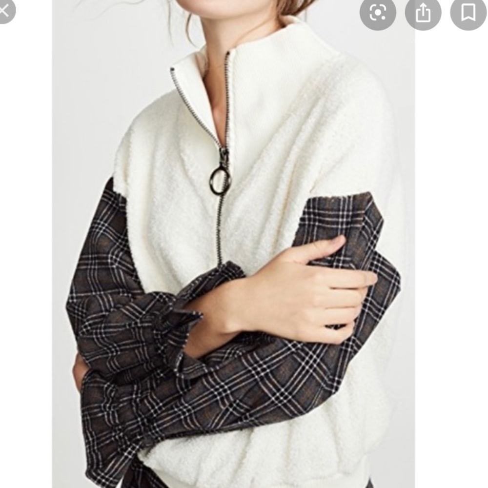 Moon River Boucle Sweatshirt